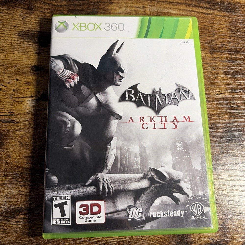 Batman: Arkham City (Microsoft Xbox 360, 2011) Tested Working Complete